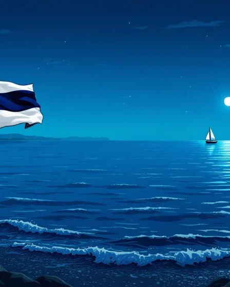 Zatonął statek Frontex — ilustracja 2026