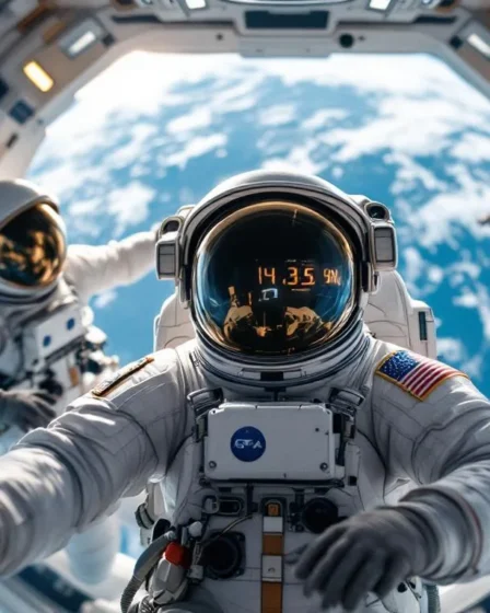 Astronauci Artemis ustanawiają — ilustracja 2026