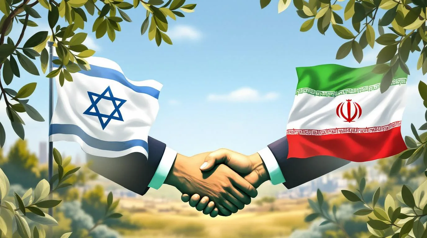Izrael Iran odrzucają — grafika 2026